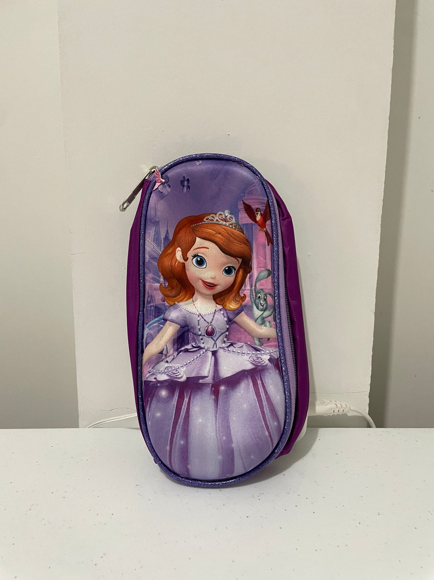 Mochila combo 3d princesita Sofía + lonchera + lapicera