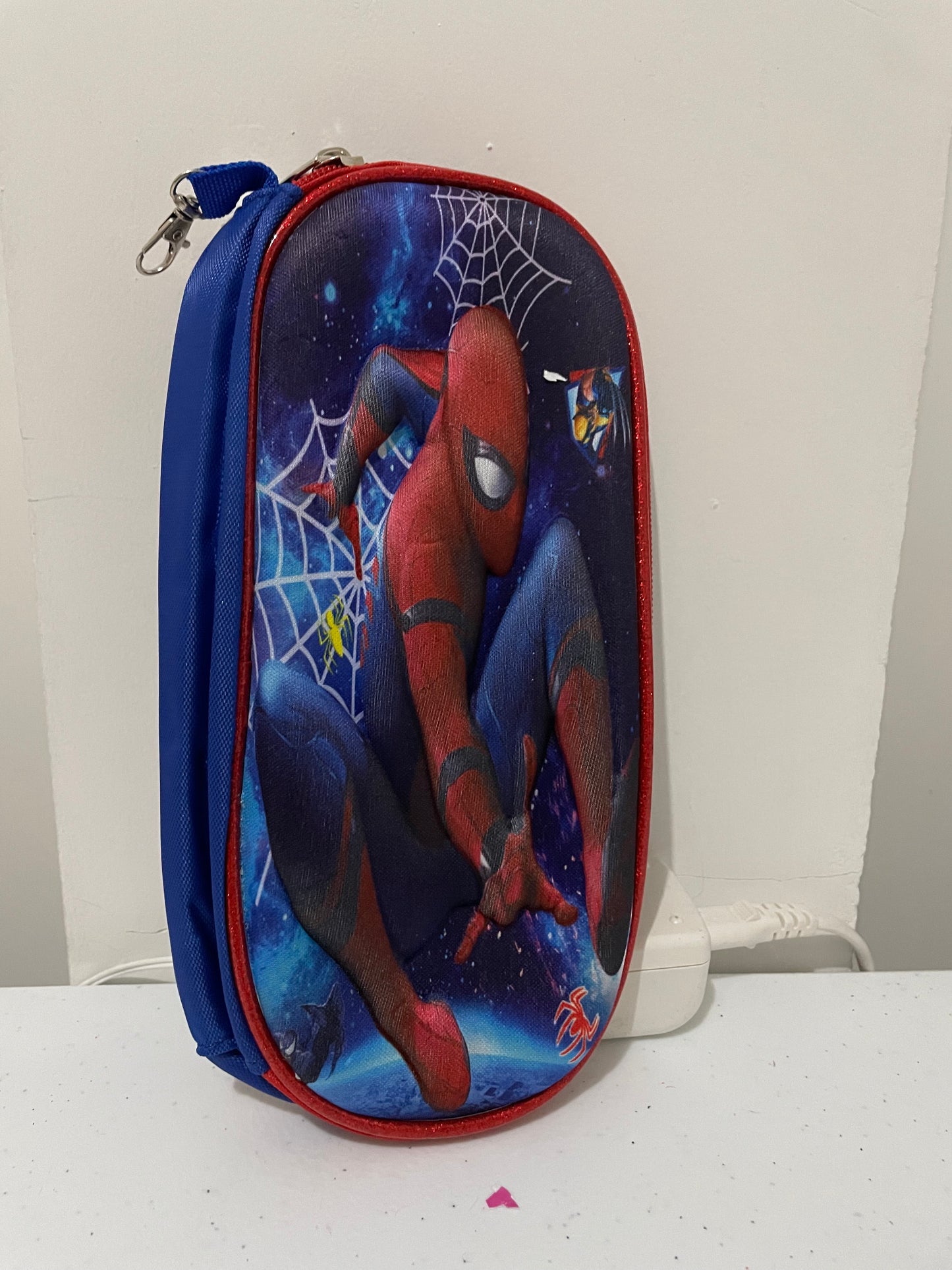 Mochila combo 3d  hombre araña + lonchera + lapicera