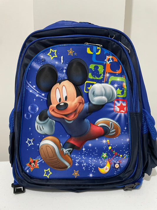 Mochila combo 3d  mickey mouse + lonchera + lapicera